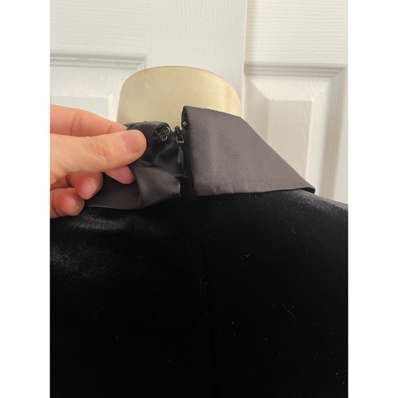Velour tuxedo dress 4 - Picture 4 of 6
